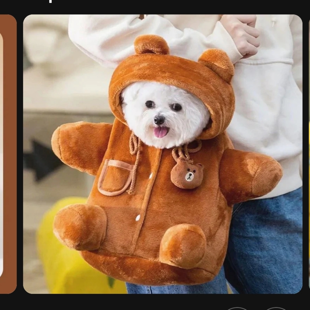 Cute Dog carrying bag size medium